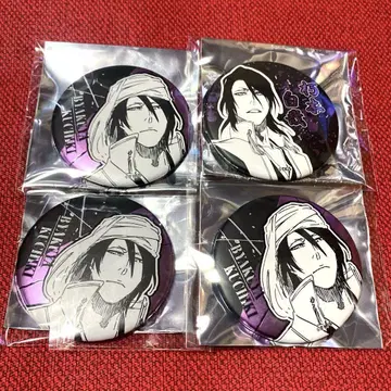 BLEACH 738 데 컬렉션 캔뱃지 후목 시라야 4종