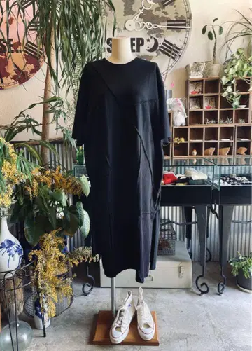 H 나카메구로 리메이크 패치워크 원피스
