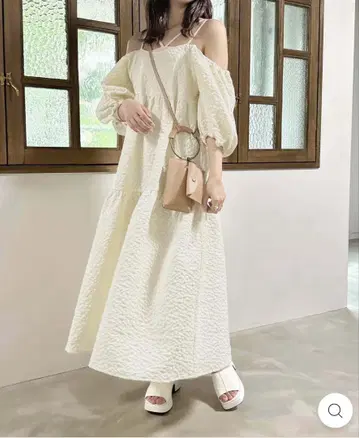 raffime 2WAY VOLUME SLEEVE 부푼 원피스 드레스