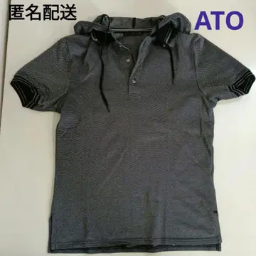 ATO 아토 후드티 피케 셔츠 사이즈 46