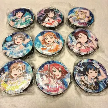 Aqours 코인 케이스 9개 세트