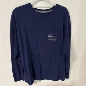 Patagonia 네이비 긴팔 티셔츠 L