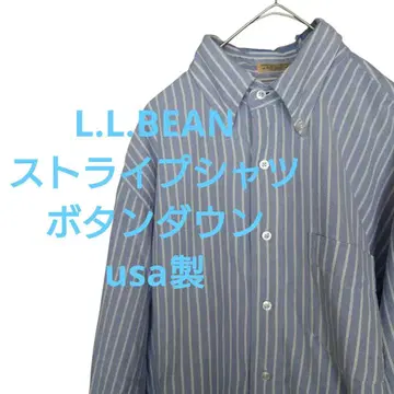L.L. Bean 스트라이프 와이셔츠 M 사이즈 usa제 90s