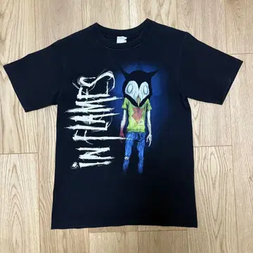 IN FLAMES 밴딩 티셔츠