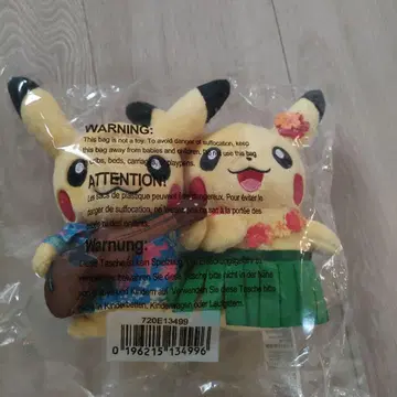 하와이 피카츄 봉제 인형