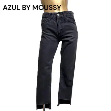 AZUL BY MOUSSY 컷오프 스트레이트 데님
