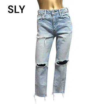 SLY JEANS CLIFF JW CRASH ANKLE SLIM
