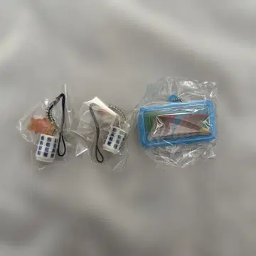 음식 모티브 스트랩 세트 스시