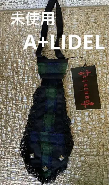 그린과 블랙 체크 무늬 액세서리 고딕 펑크 V계 A+LIDEL