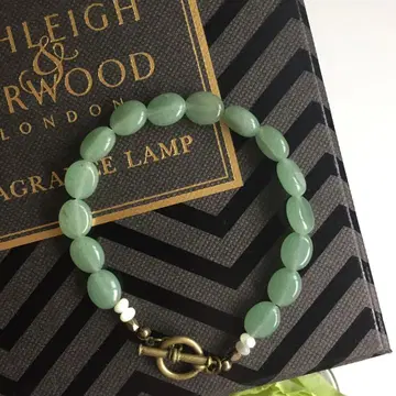 아벤츄린 오벌 팔찌