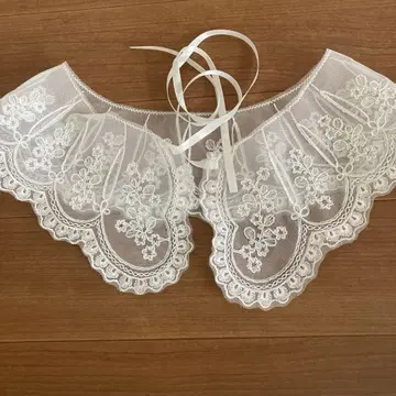 레이스 탈부착 카라