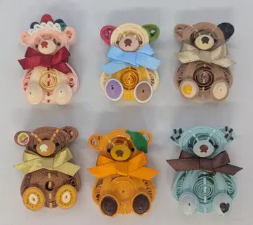 totecoco 애프리콧 테디 브로치