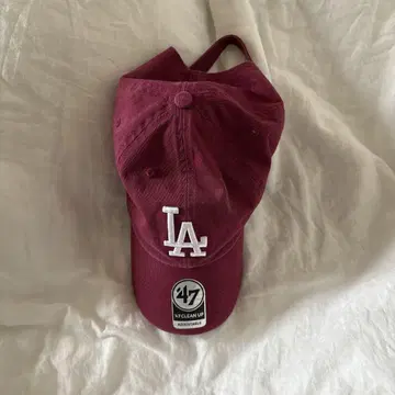 47 LA 야구 모자 버건디