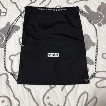 X-girl 엑스걸 로고 냅색 백팩 백팩