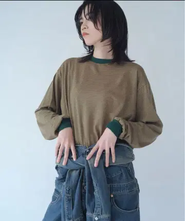 ONC MERINO 롱 슬리브 TEE MOCHA 사이즈 3