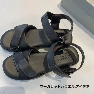 새상품 마가렛 호웰 아이디어 스트랩 샌들 브라운 24