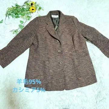 a676 intention 럭셔리 캐시미어 코트 울 레트로 어깨 패드