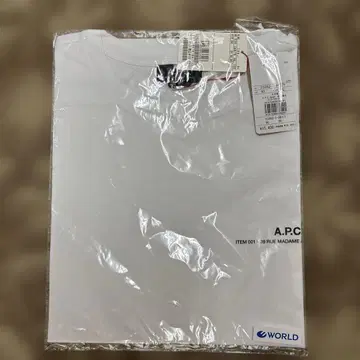 새상품 A.P.C. RAYMOND 크루넥 티셔츠