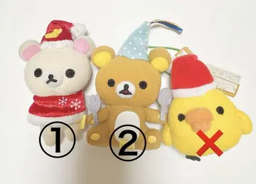 리락쿠마 코리락쿠마 키이로이토리 오키라쿠 크리스마스 파티 마스코트