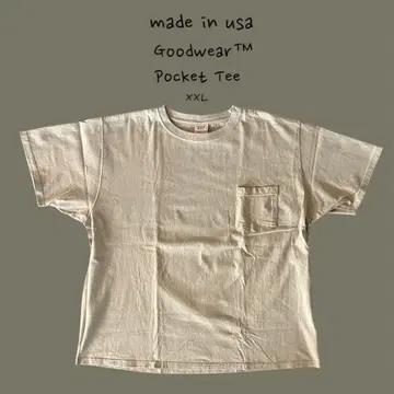 Goodwear 굿웨어 반팔 티셔츠 포켓 2XL USA제