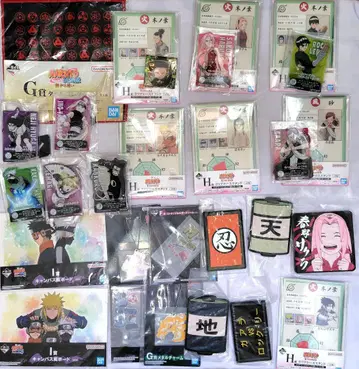 NARUTO 나루토 제일복권 묶음 판매 굿즈 세트
