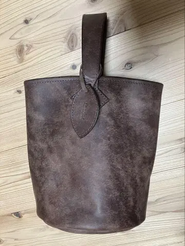 미사용 새상품 tandey bag 가죽 버킷 백 핸드백