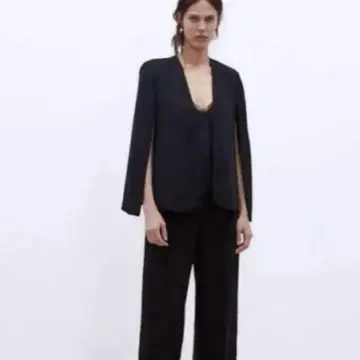 자라 노카라 케이프 자켓