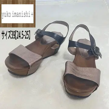 유코이마니시 플러스 컴포트 샌들 브라운 39 표기 24.5-25cm