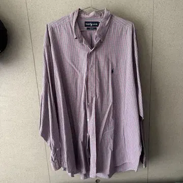 Ralph Lauren B.LAKE 체크 무늬 셔츠 XL