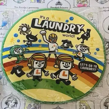 미개봉 LAUNDRY 세탁실 매트 러그 매트 원형