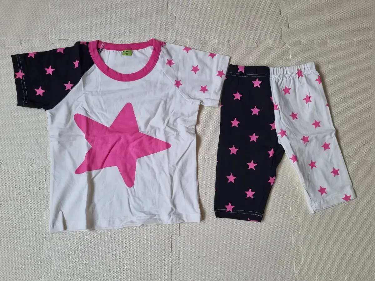 Kids' Short-Sleeve Set, size 130, for ages 6-7