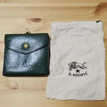 IL BISONTE 지갑 다크 그린 그린
