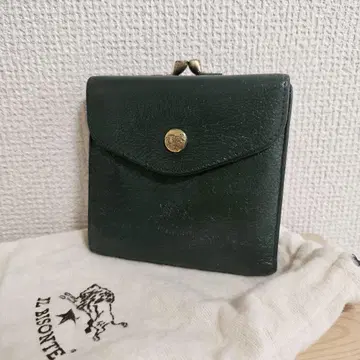 IL BISONTE 지갑 다크 그린 그린