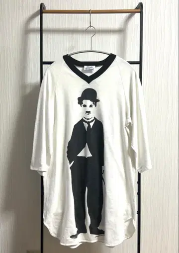 빈티지 채플린 롱 티셔츠
