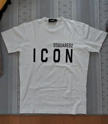 DSQUARED2 티셔츠 ICON 화이트 L 사이즈