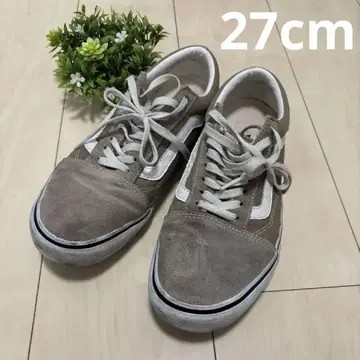 Vans 그레이 스웨이드 스니커즈 올드 스쿨