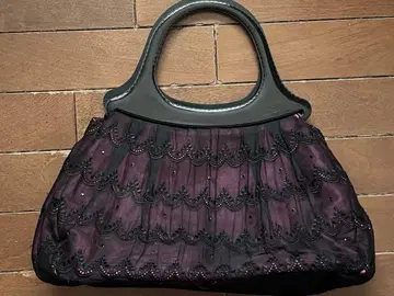 ANNA SUI 안나수이 로고 핸들 핸드백