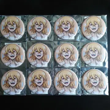 Dr.STONE 콜라보 카페 mixx garden 캔뱃지 나나미 류스이
