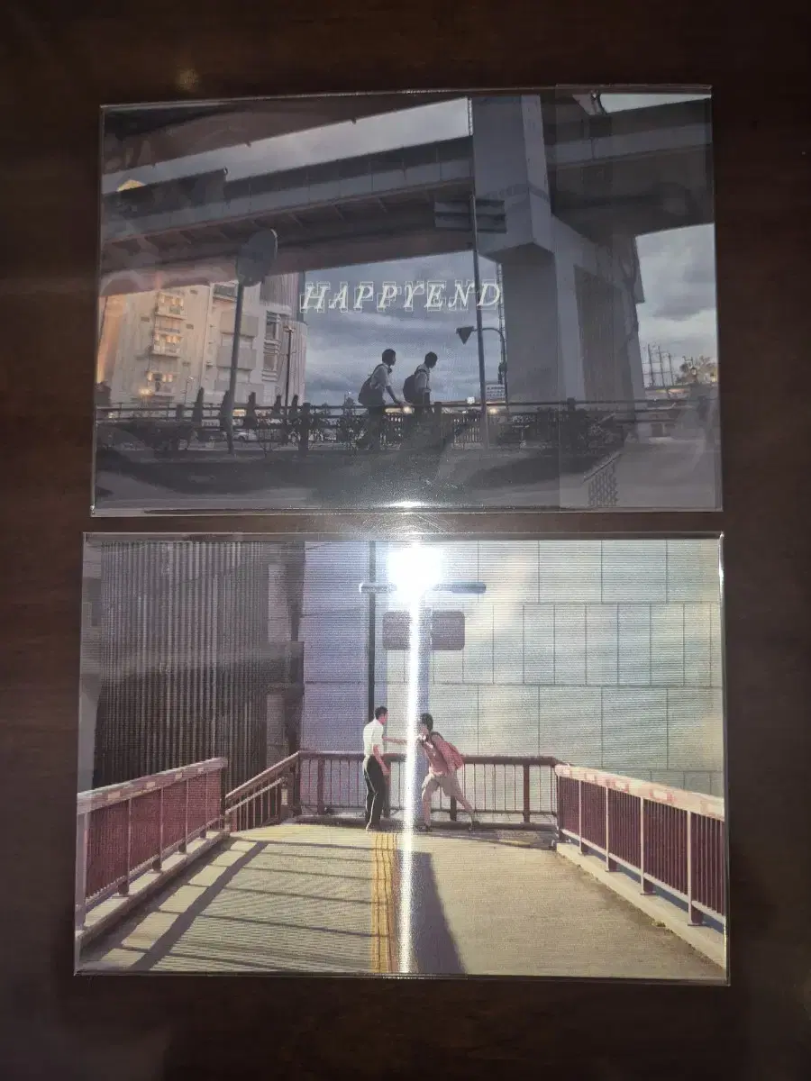 (Safe Packaging) Happy End Freeze Lenticular Postcard