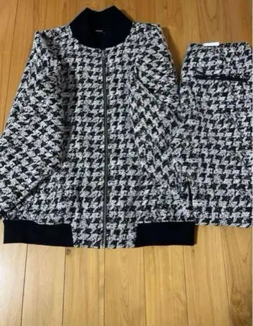 론 헤르만 취급 제인 로브 셋업 블루종, 팬츠 하운드투스 체크