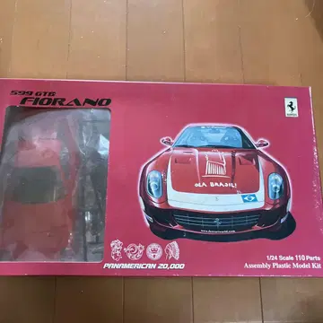 페라리 599 GTB Fiorano 1/24 프라모델 키트