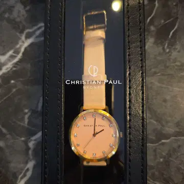 CHRISTIAN PAUL 손목시계 핑크 가죽