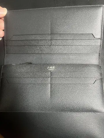 오사카 제 가방 장지갑 블랙 미사용