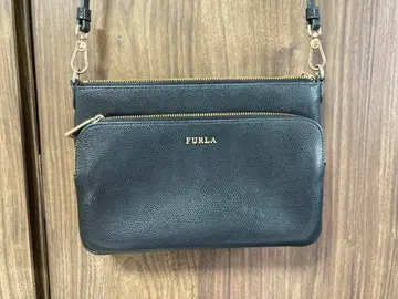 FURLA 훌라 카프리치오 숄더백 가죽 블랙 검정
