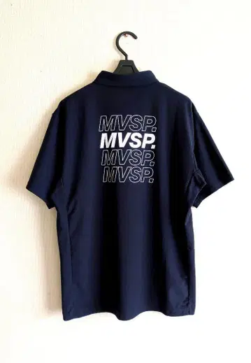 MOVE SPORT MVSP 피케 셔츠 반팔 네이비