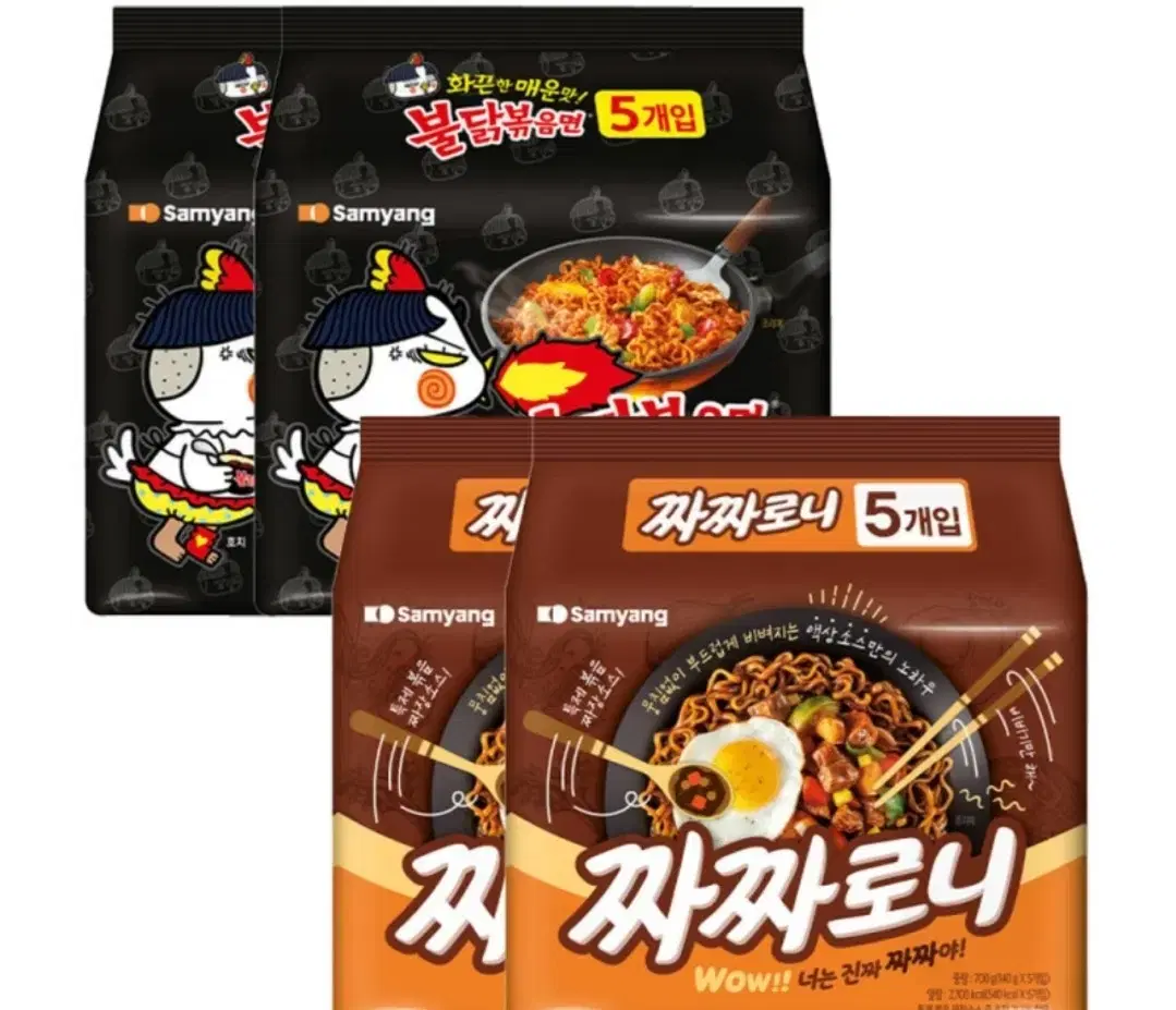 삼양 라면 20개입 짜짜로니 불닭볶음면