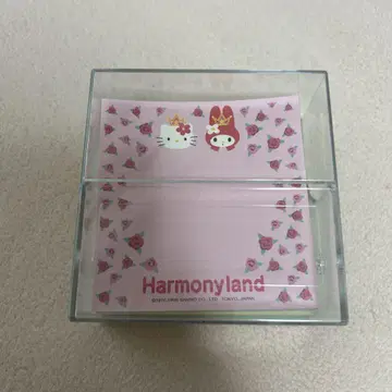 하모니 랜드 케이스 메모 (헬로키티 마이멜로디) 1998년 레트로