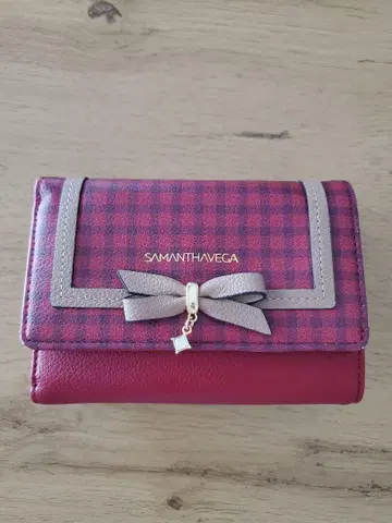 SAMANTHAVEGA 3단 폴더형 지갑 빨간색