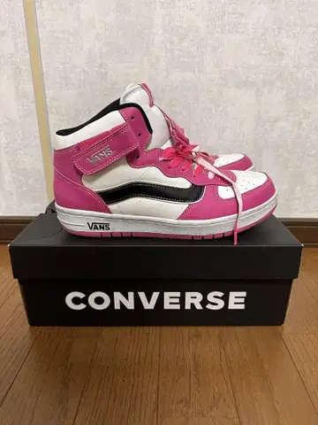 반스 스니커즈 핑크 하이컷 27cm
