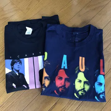 Paul McCartney 티셔츠 2장 세트